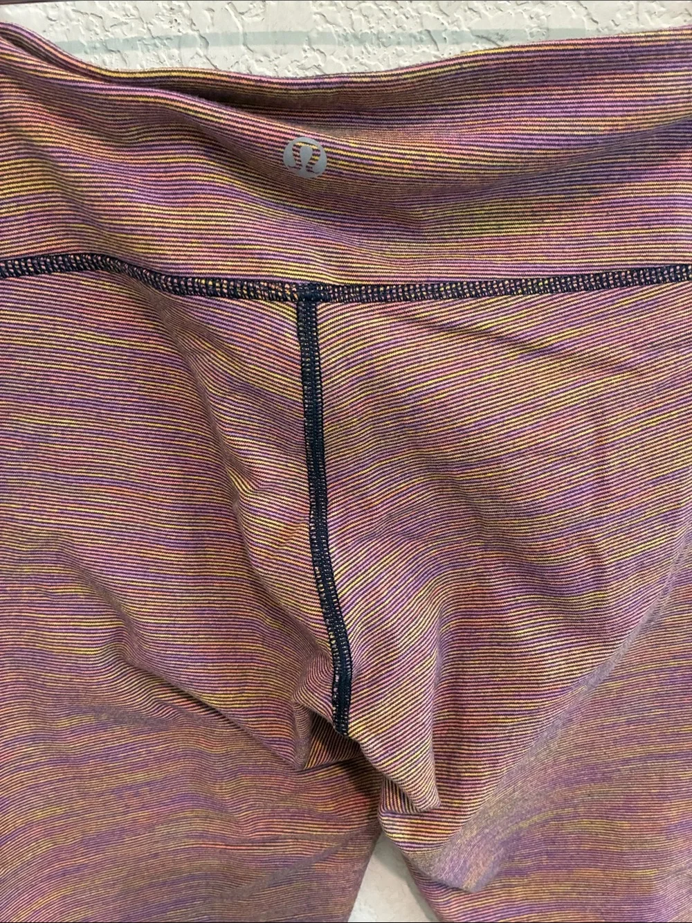 Girls' Purple Heather Capri Leggings - Brand Not Visible